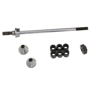 Wałek Ø14 mm z zestaw stożków do uchwytu motocyklowego