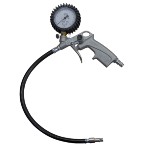 Pistolet do pompowania z manometrem
